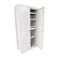 Steel Cabinets Usa Storage Cabinet, 72 in H, 24 in W, White, 4 Shelves UA-241872-W - alternate 1